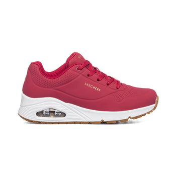 Sneakers rosse con suola ad aria Skechers Uno, Brand, SKU s312000315, Immagine 0